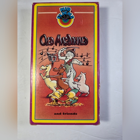 Old MacDonald VHS By Kid Flicks 1988 - Picture 1 of 5